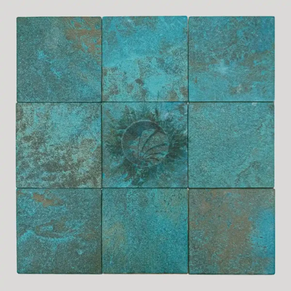 carrelage piscine bali vert ocean green 15x15