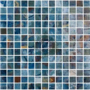 mosaique piscine bali bleu rouille