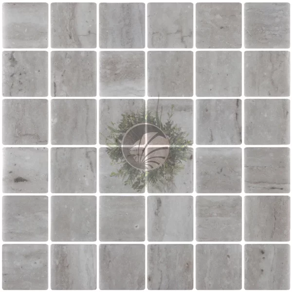 mosaique pierre de bali 5x5 gris